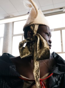 Backstage at Andreas Kronthaler for Vivienne Westwood at Paris Fashion Week