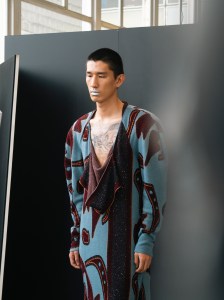 Backstage at Andreas Kronthaler for Vivienne Westwood at Paris Fashion Week