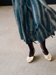 Backstage at Andreas Kronthaler for Vivienne Westwood at Paris Fashion Week