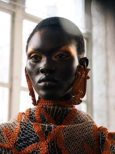 Backstage at Andreas Kronthaler for Vivienne Westwood at Paris Fashion Week
