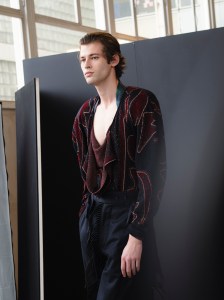 Backstage at Andreas Kronthaler for Vivienne Westwood at Paris Fashion Week