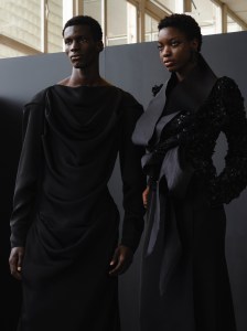 Backstage at Andreas Kronthaler for Vivienne Westwood at Paris Fashion Week