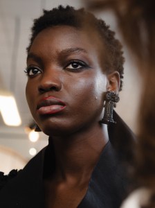 Backstage at Andreas Kronthaler for Vivienne Westwood at Paris Fashion Week