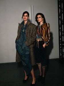 Backstage at Andreas Kronthaler for Vivienne Westwood at Paris Fashion Week