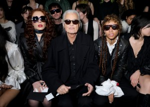Scarlett Sabet, Jimmy Page and Lava La Rue