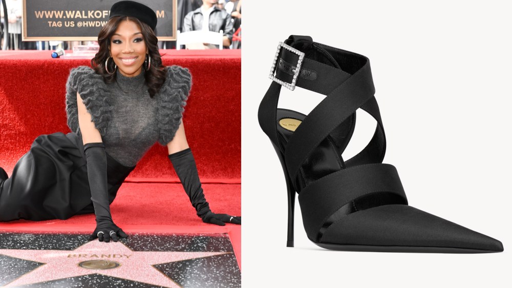 Brandy at the ceremony honoring her with a Star on the Hollywood Walk of Fame on March 30, 2026 in Hollywood, California.