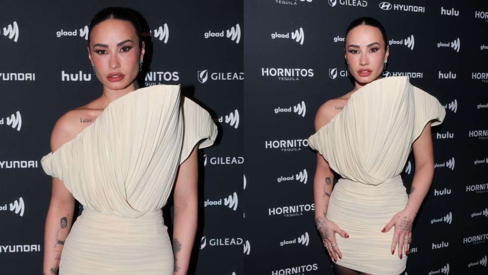 Demi Lovato wears Magda Butrym at the 37th GLAAD Media Awards on March 5 in Los Angeles.