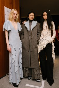 Backstage at Gabriela Hearst Fall 2026 Ready-to-Wear Collection at Paris Fashion Week