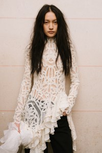 Backstage at Gabriela Hearst Fall 2026 Ready-to-Wear Collection at Paris Fashion Week