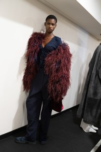 Backstage at Giorgio Armani Fall 2026 Ready-to-Wear Collection at Milan Fashion Week