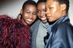 Backstage at Giorgio Armani Fall 2026 Ready-to-Wear Collection at Milan Fashion Week