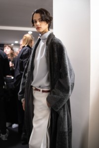 Backstage at Giorgio Armani Fall 2026 Ready-to-Wear Collection at Milan Fashion Week