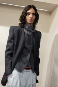 Backstage at Giorgio Armani Fall 2026 Ready-to-Wear Collection at Milan Fashion Week