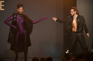 Peppermint and Frankie Grande perform onstage at the 37th GLAAD Media Awards held at the Beverly Hilton on March 05, 2026 in Beverly Hills, California.