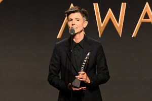 Tig Notaro accepts the award for Outstanding Podcast for 'Handsome' at the 37th GLAAD Media Awards held at the Beverly Hilton on March 05, 2026 in Beverly Hills, California.