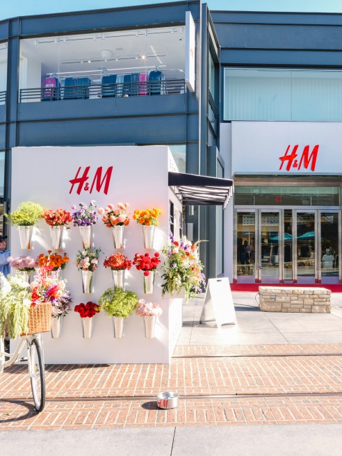 A look inside the new H&M at the Grove in LA.