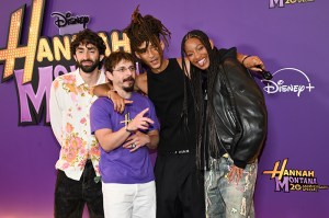 Mateo Arias, Moisés Arias, Jaden Smith and Willow Smith at the World Premiere for Disney+'s "Hannah Montana 20th Anniversary Special" on March 23, 2026 in Los Angeles, California.