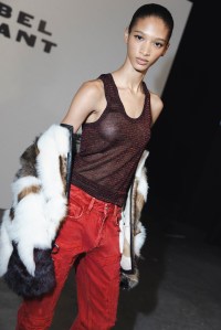 Backstage at Isabel Marant Fall 2026 Ready-to-Wear Collection at Paris Fashion Week