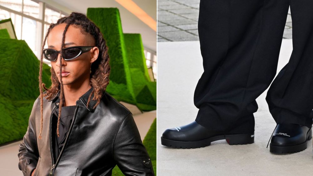 Jaden Smith at the Louis Vuitton fashion show as part of Paris Fashion Week Fall 2026 held at the Louvre on March 10, 2026 in Paris, France.