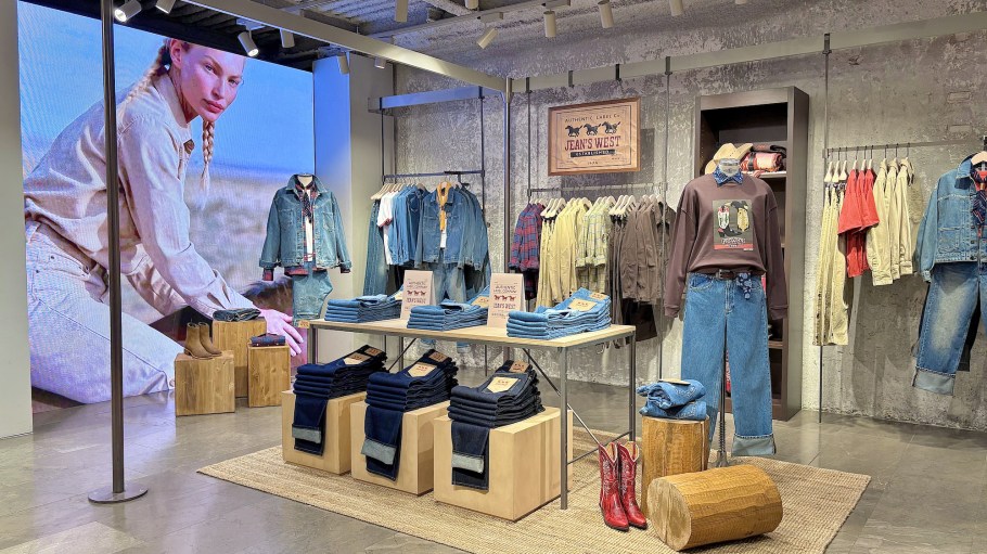 Jean's West store concept