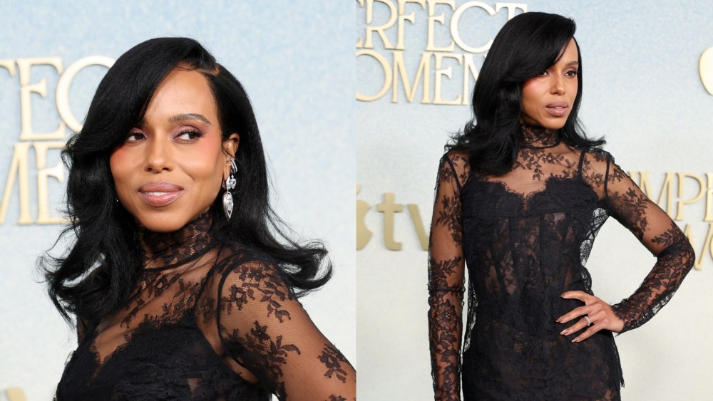 Kerry Washington wears Zuhair Murad at the Apple TV Original Series' “Imperfect Women” premiere on March 10 in Los Angeles.