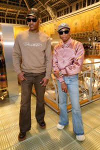 Future and Pharrell Williams at the LVMH Prize Cocktail during Paris Fashion Week held at Voyage Samaritaine on March 04, 2026 in Paris, France.