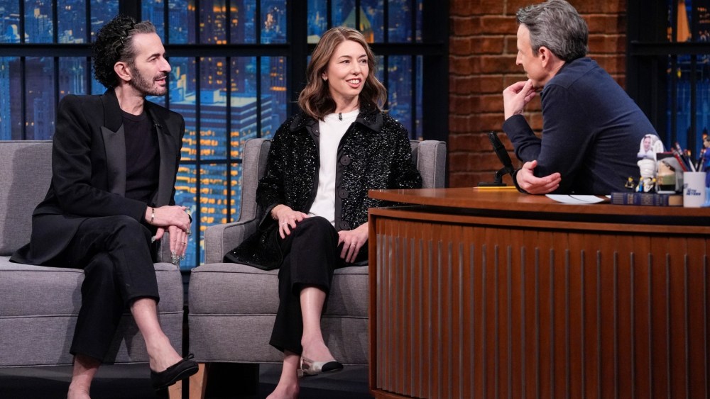 Marc Jacobs and Sofia Coppola on 'Late Night With Seth Meyers'