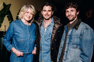 Martha Stewart, Antoni Porowski and Zacharias Niedzwiecki