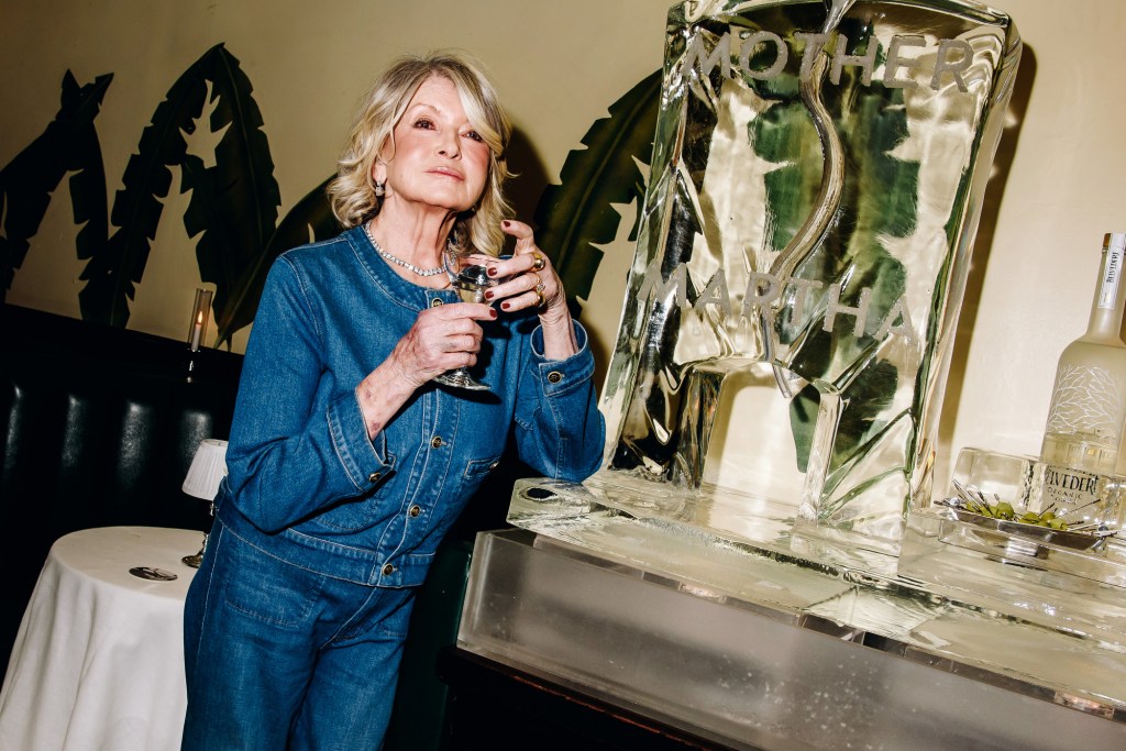 Martha Stewart Celebrates Her Campaign With Mother at Indochine