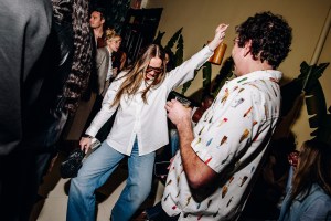 The scene at the Martha Stewart X Mother campaign cocktail party