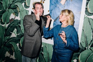 Kevin Sharkey and Martha Stewart
