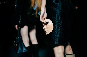 Backstage at McQueen Fall 2026 Ready-to-Wear Collection at Paris Fashion Week