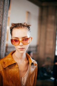 Backstage at Miu Miu Fall 2026 Ready-to-Wear Collection at Paris Fashion Week