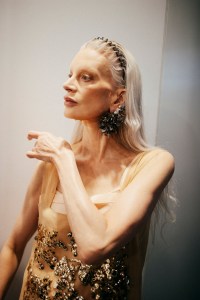 Backstage at Miu Miu Fall 2026 Ready-to-Wear Collection at Paris Fashion Week