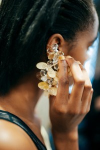 Backstage at Miu Miu Fall 2026 Ready-to-Wear Collection at Paris Fashion Week