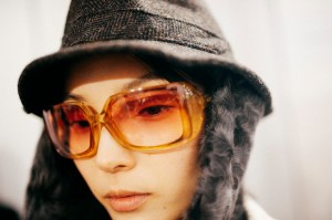 Backstage at Miu Miu Fall 2026 Ready-to-Wear Collection at Paris Fashion Week