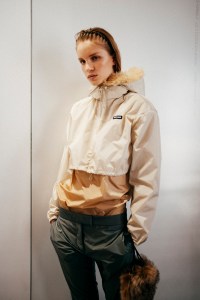 Backstage at Miu Miu Fall 2026 Ready-to-Wear Collection at Paris Fashion Week