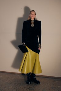 Backstage at Mugler Fall 2026 Ready-to-Wear Collection at Paris Fashion Week