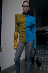 Backstage at Mugler Fall 2026 Ready-to-Wear Collection at Paris Fashion Week