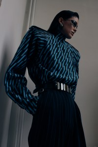 Backstage at Mugler Fall 2026 Ready-to-Wear Collection at Paris Fashion Week