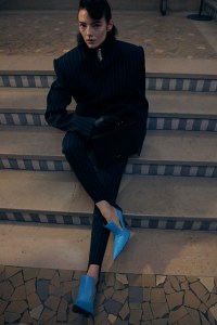 Backstage at Mugler Fall 2026 Ready-to-Wear Collection at Paris Fashion Week