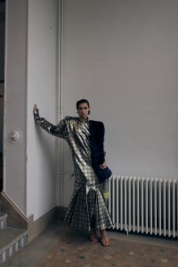 Backstage at Mugler Fall 2026 Ready-to-Wear Collection at Paris Fashion Week