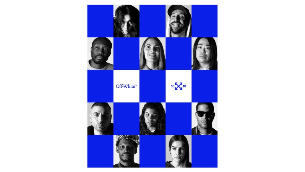 The 10 creatives who designed pieces for Off-White's 10 x 10: Icons project.