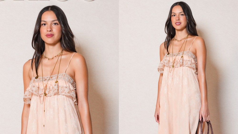 Olivia Rodrigo at the Chloé fashion show.