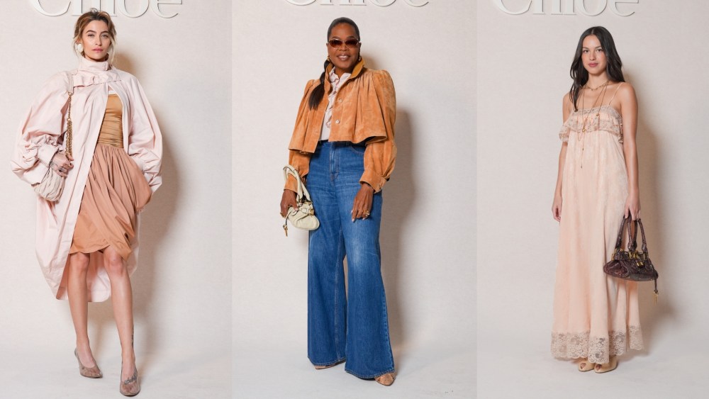 Paris Jackson, Oprah, Olivia Rodrigo and more celebrity shoes at the Chloe fall 2026 show.