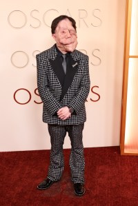 Adam Pearson at the 98th Annual Oscars held at Dolby Theatre on March 15, 2026 in Hollywood, California.