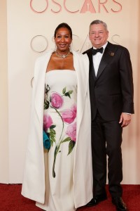 Nicole Avant and Ted Sarandos at the 98th Annual Oscars held at Dolby Theatre on March 15, 2026 in Hollywood, California.