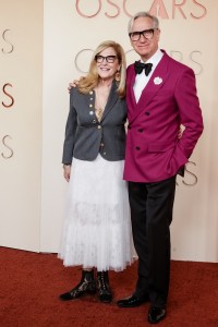 Laurie Feig and Paul Feig at the 98th Annual Oscars held at Dolby Theatre on March 15, 2026 in Hollywood, California.