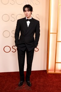 Ahn Hyo-seop at the 98th Annual Oscars held at Dolby Theatre on March 15, 2026 in Hollywood, California.