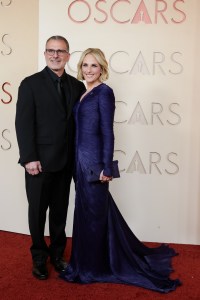 Kevin Grandalski and Marlee Matlin at the 98th Annual Oscars held at Dolby Theatre on March 15, 2026 in Hollywood, California.